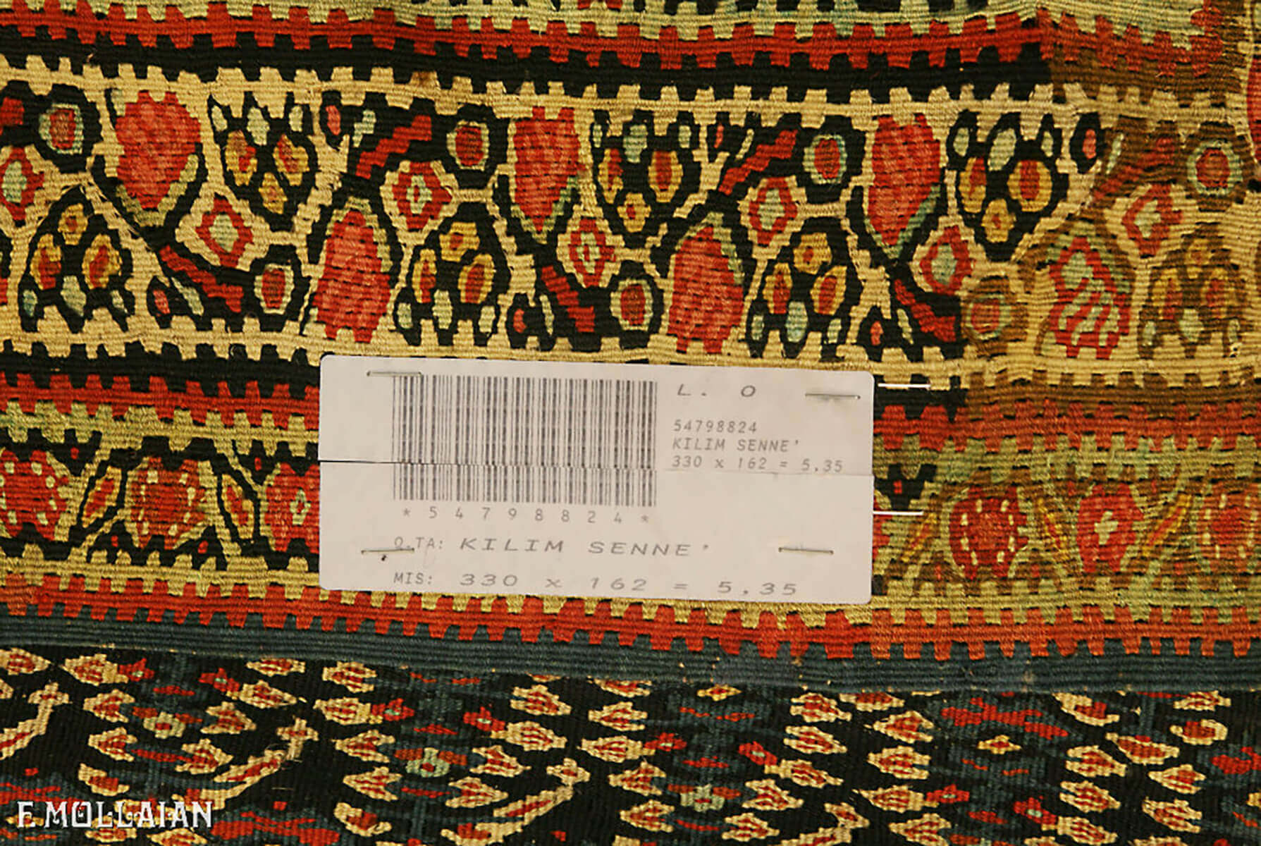 Antigo Persa Kilim Senneh n°:54798824